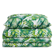 Velosso Tropical Leaf Duvet Cover & Pillowcase Set
