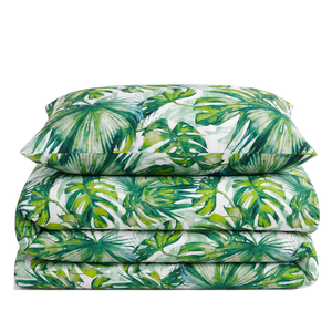 Velosso Tropical Leaf Duvet Cover & Pillowcase Set