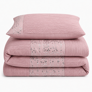 Intimates Amara Crinkle Duvet Cover & Pillowcase Set