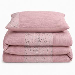 Intimates Amara Crinkle Duvet Cover & Pillowcase Set