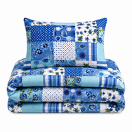 Velosso Stitch Trail Patchwork Duvet Cover & Pillowcase Set