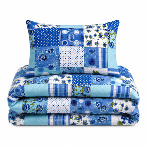 Velosso Stitch Trail Patchwork Duvet Cover & Pillowcase Set