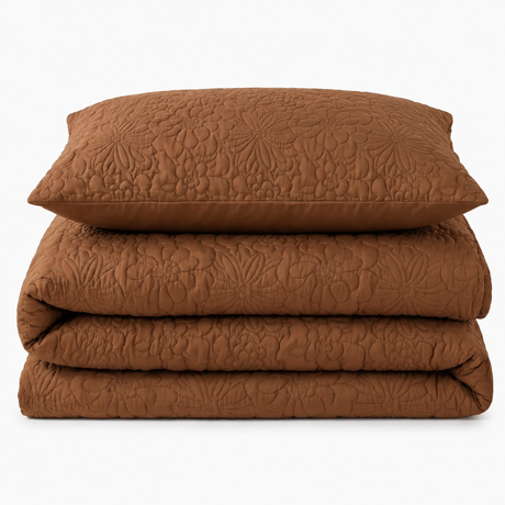 Velosso Alini Quilted Duvet Cover & Pillowcase Set