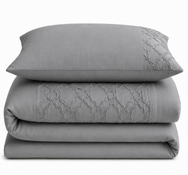 Velosso Kiera Tufted Duvet Cover & Pillowcase Set