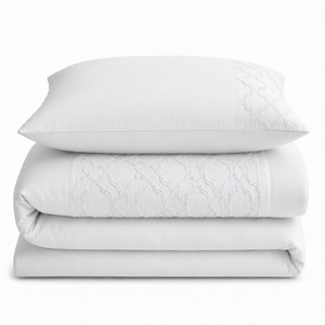 Velosso Kiera Tufted Duvet Cover & Pillowcase Set