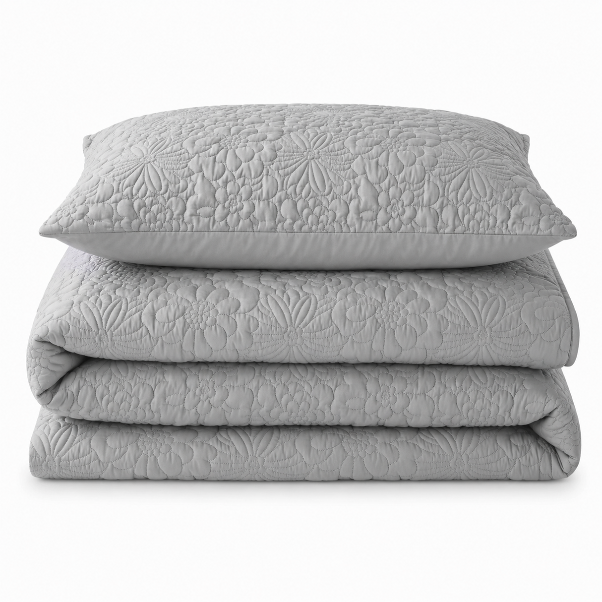 Velosso Alini Quilted Duvet Cover & Pillowcase Set