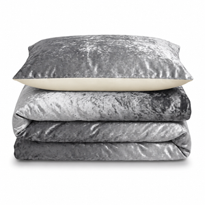 Intimates Ombre Crushed Velvet Duvet Cover & Pillowcase Set
