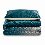 Intimates Ombre Crushed Velvet Duvet Cover & Pillowcase Set