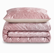 Intimates Ombre Crushed Velvet Duvet Cover & Pillowcase Set