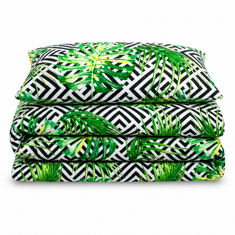 Velosso Ethnic Leaf Duvet Cover & Pillowcase Set