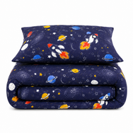 Velosso Space Glow In Dark Duvet Cover & Pillowcase Set