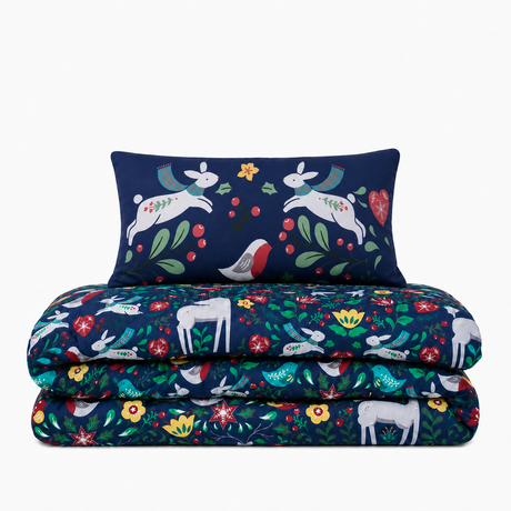 Velosso Robin Scandi Duvet Cover & Pillowcase Set