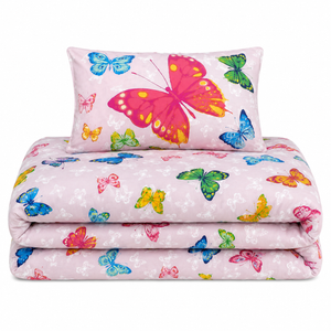 Velosso Butterfly Flutter Duvet Cover & Pillowcase Set