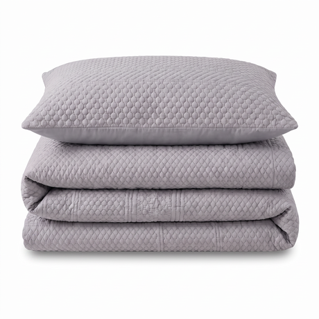 Velosso Paloma Pinsonic Bobble Pattern Duvet Cover and Pillowcase Set