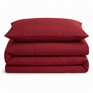 Velosso Quilted Geo Duvet Cover & Pillowcase Set