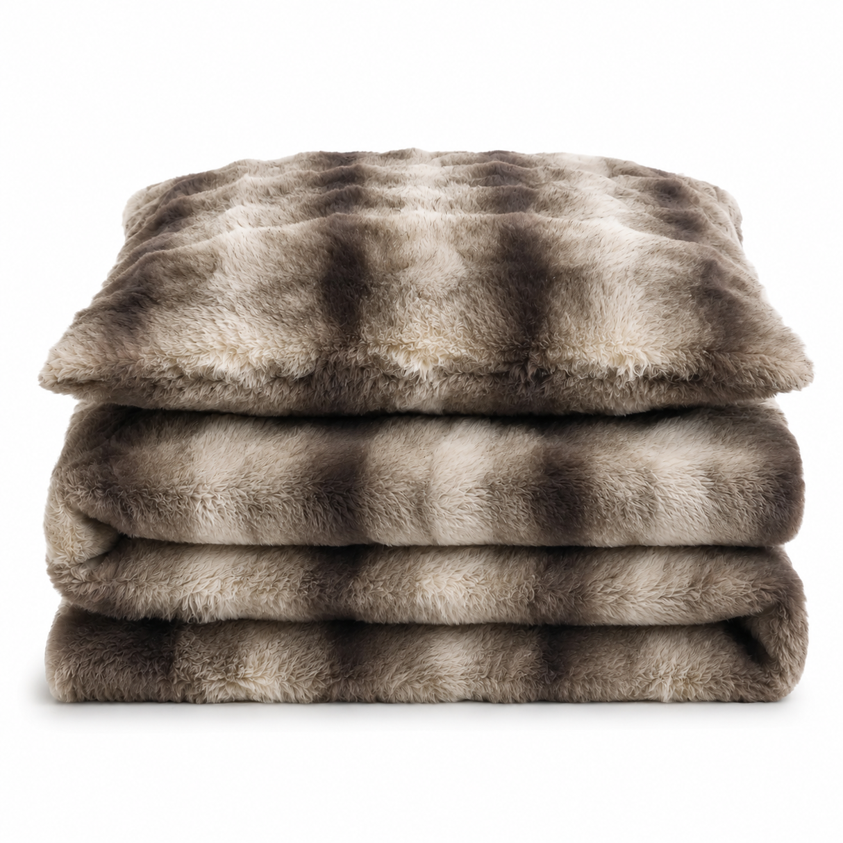 Sweet Dreams Faux Rabbit Fur Duvet Cover and Pillowcase Set