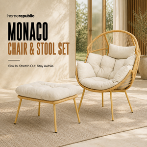 Home Republic Monaco Chair And Stool Set