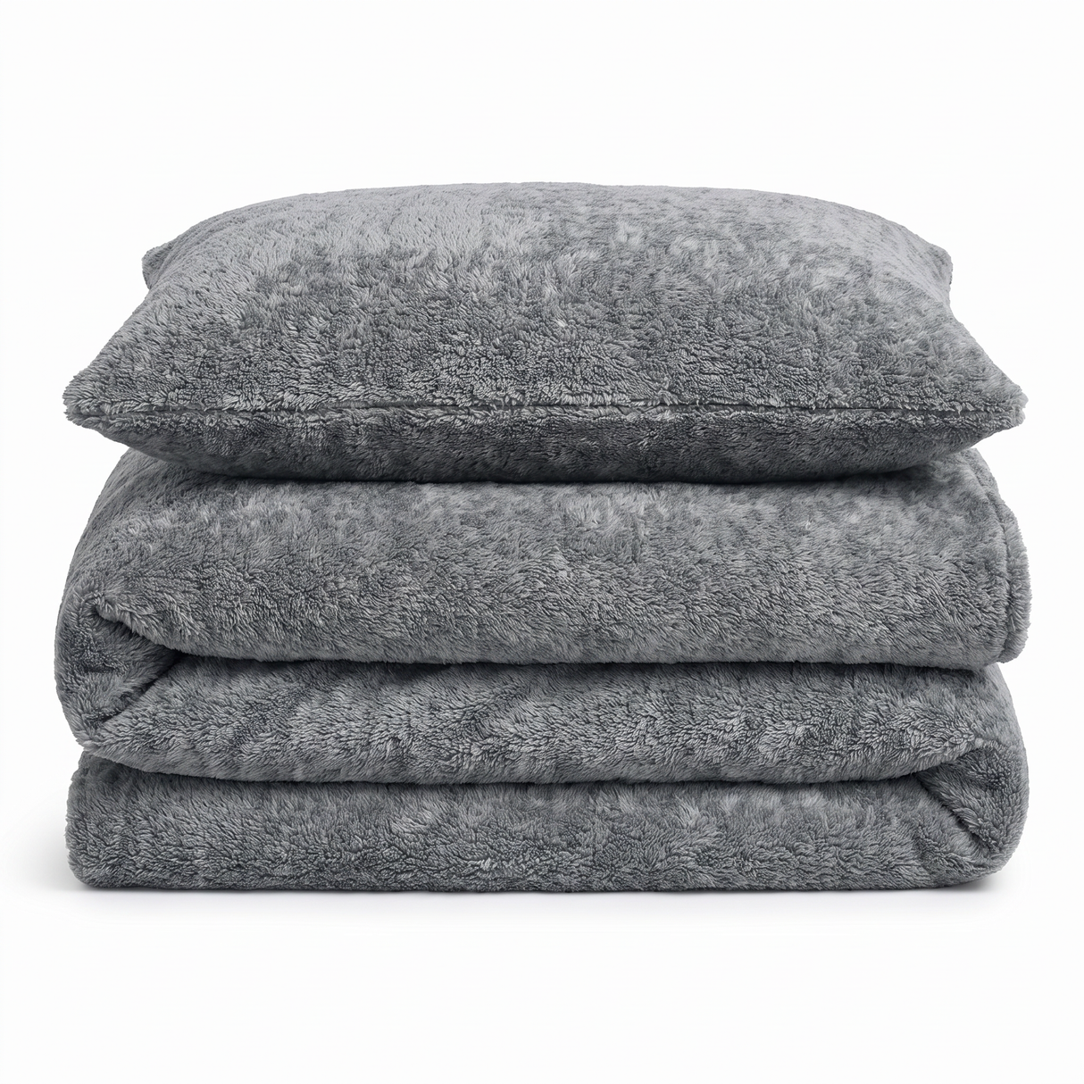 Velosso Teddy Marl Duvet Cover & Pillowcase Set