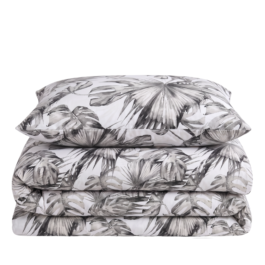 Velosso Tropical Leaf Duvet Cover & Pillowcase Set