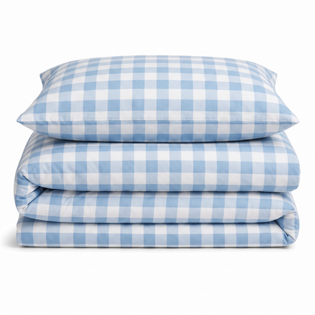 Sweet Dreams Wyndham Gingham Check Duvet Cover and Pillowcase Set