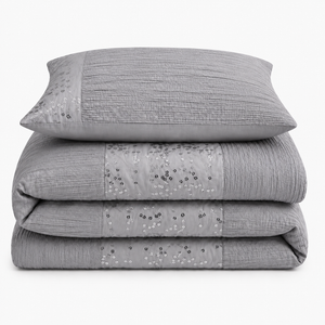 Intimates Amara Crinkle Duvet Cover & Pillowcase Set