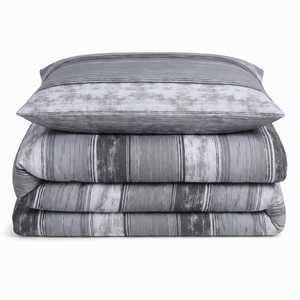Velosso Brooklyn Stripe Duvet Cover & Pillowcase Set