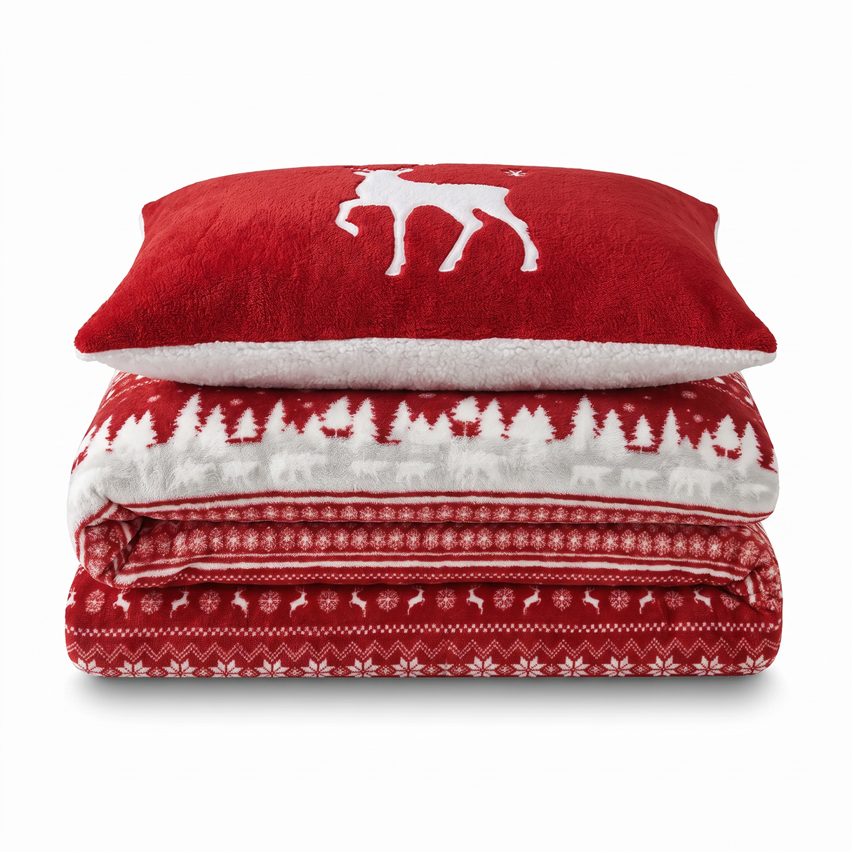 Velosso Nordic Teddy Duvet Cover & Pillowcase Set