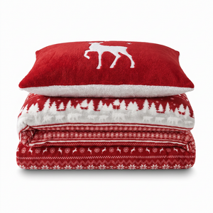 Velosso Nordic Teddy Duvet Cover & Pillowcase Set