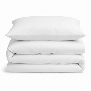 Velosso Microfibre Plain Duvet Cover & Pillowcase Set