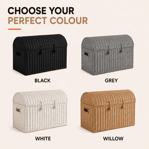 Home Republic Wicker Storage Chest
