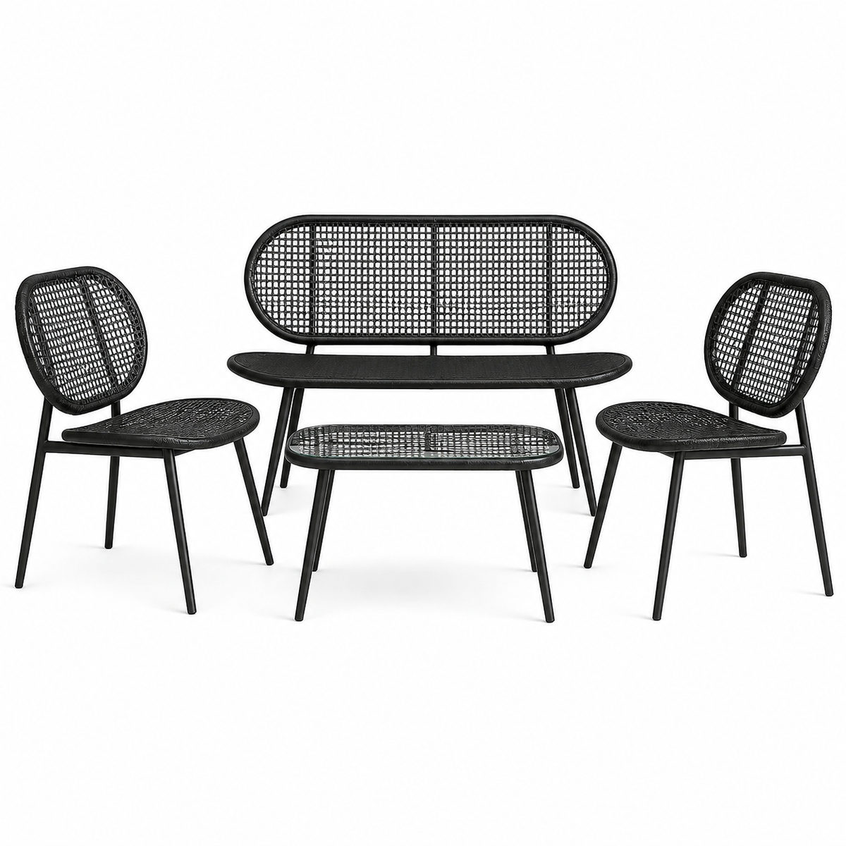 Home Republic Capri 4 Piece Garden Sofa And Tabe Set