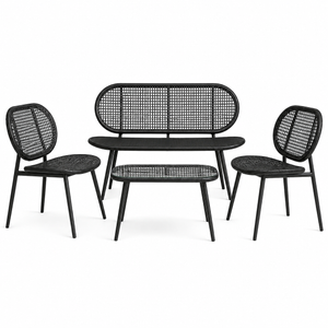 Home Republic Capri 4 Piece Garden Sofa And Tabe Set