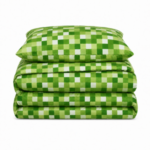 Velosso Checkered Duvet Cover & Pillowcase Set