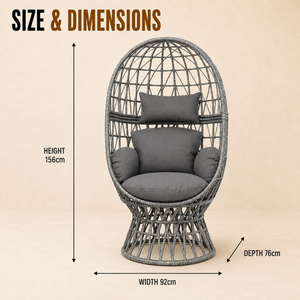 Home Republic Rio 360 Swivel Chair