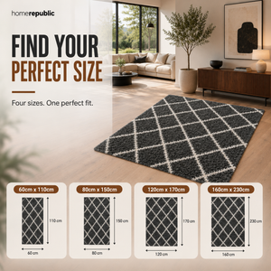 Home Republic Linhas Fluffy Rug Long Pile