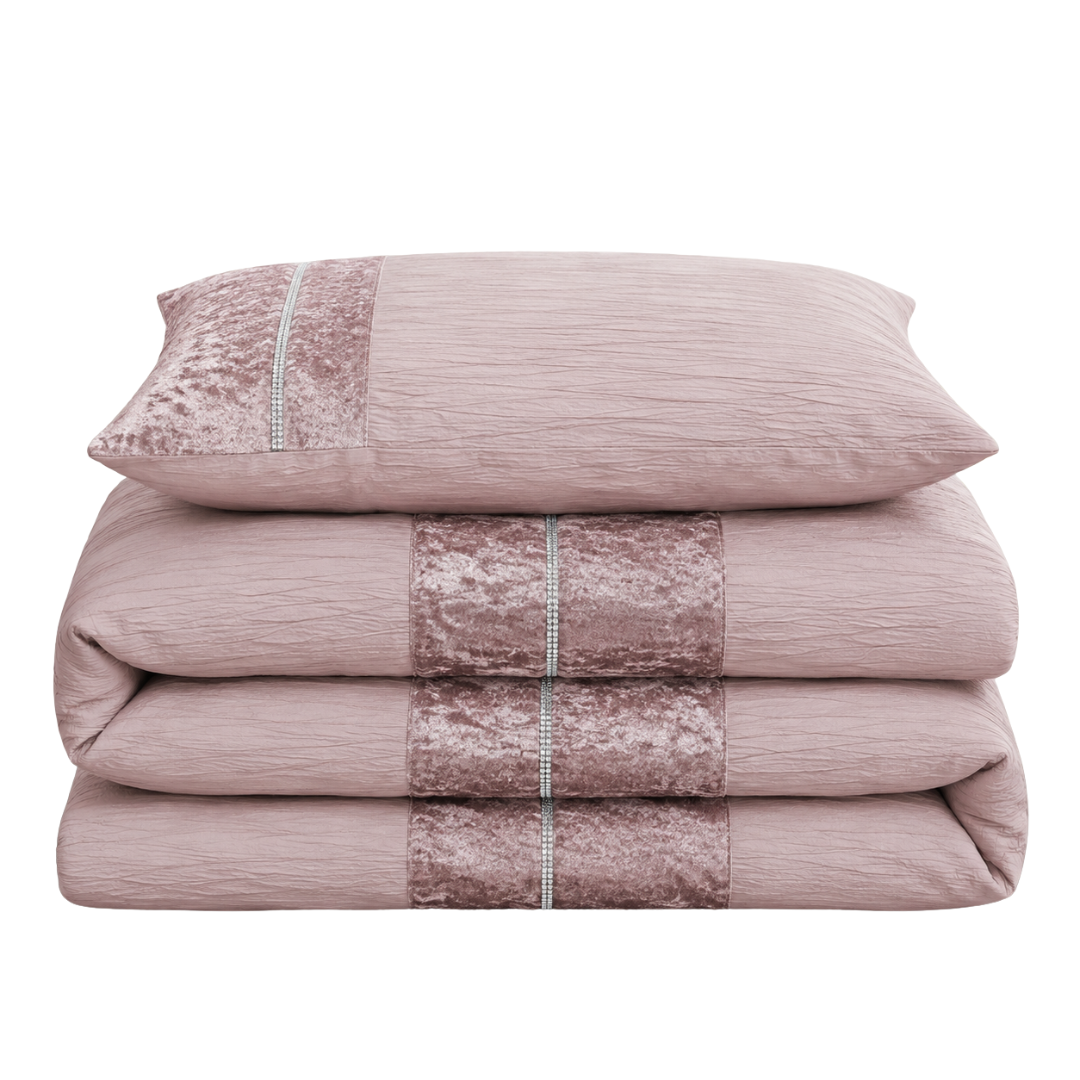 Intimates Diamante Orleans Duvet Cover & Pillowcase Set