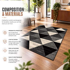 Home Republic Vission Carved Rug Low Pile