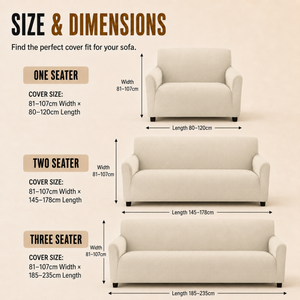 Home Republic Denver Stretch Fitted Sofa Cover