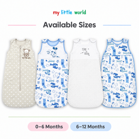 My Little World Nursery Polka Teddy Baby Sleeping Bag