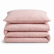 Velosso Savannah Velvet Embossed Leaf Pattern Duvet Cover and Pillowcase Set