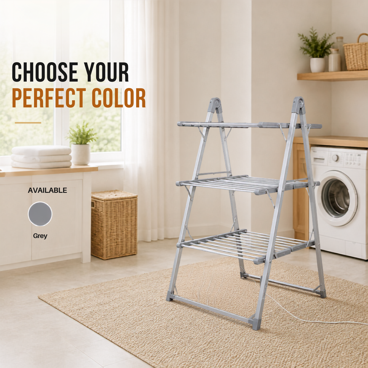 Home Republic 3 Tier Foldable Heated Air Dryer