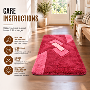Home Republic Geometrix Runner Long Pile