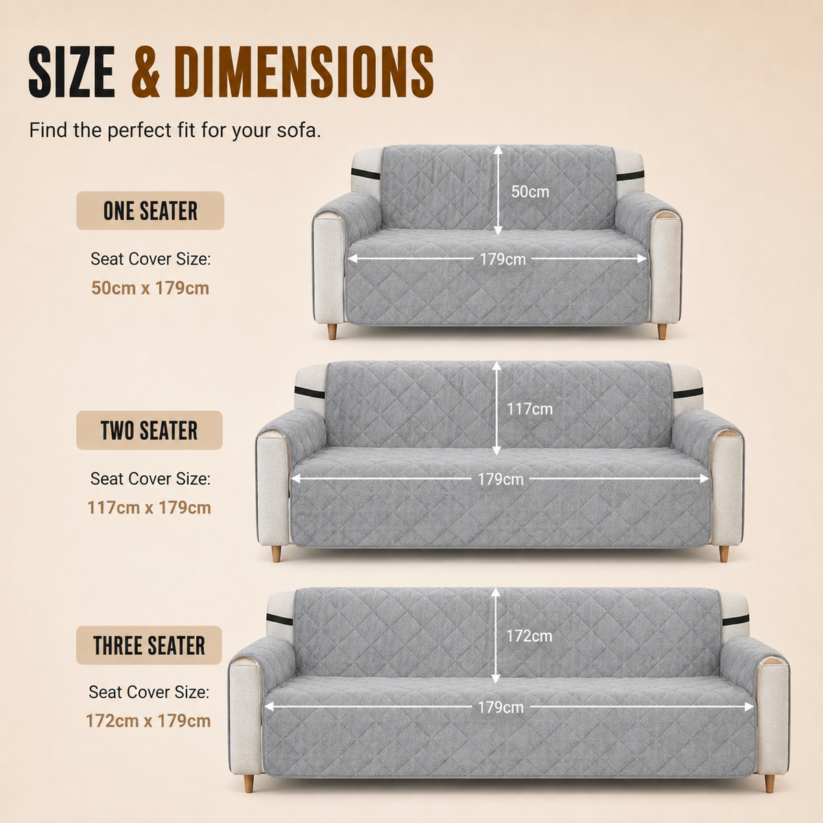 Home Republic Teddy Sofa Protector