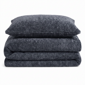 Velosso Teddy Marl Duvet Cover & Pillowcase Set