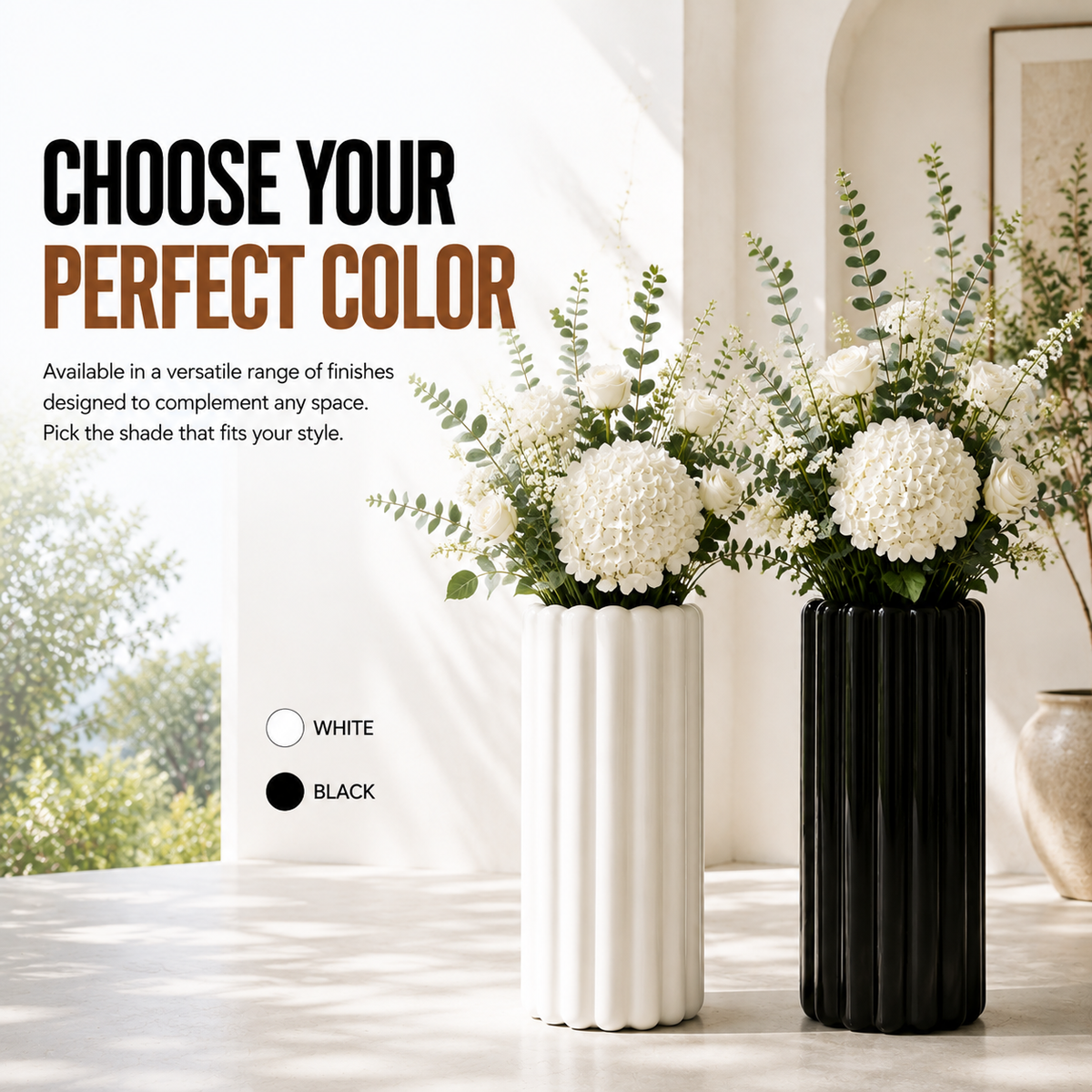Home Republic Ceramic Tall Vase
