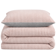 Velosso Plush Cord Teddy Duvet Cover & Pillowcase Set