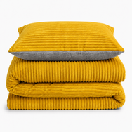 Velosso Plush Cord Teddy Duvet Cover & Pillowcase Set