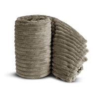 Velosso Super Soft Chunky Cord Blanket Throw
