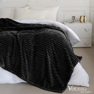 Velosso Super Soft Chunky Cord Blanket Throw