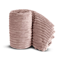 Velosso Super Soft Chunky Cord Blanket Throw